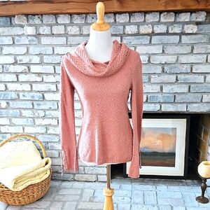 WHBM Rose Metallic Sweater XS
